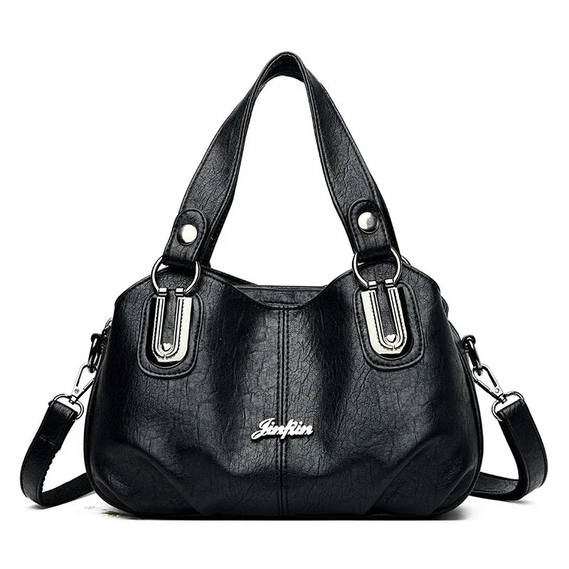 Soft Leather Crossbody Bag – Elegant Designer-Inspired Shoulder Handbag